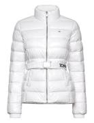 Tommy Jeans Tjw Branded Belt Down Jacket Vit