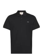 GANT Reg Shield Ss Pique Polo Svart