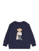 Ralph Lauren Baby Polo Bear Fleece Sweatshirt Marinblå