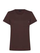 Lexington Clothing Ashley Jersey Tee Brun