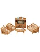 Sylvanian Families Comfy Living Room Set Multi/patterned