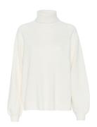 Gestuz Manzigz Wool Rollneck Vit
