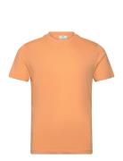 Mango Slim-Fit Cotton T-Shirt Orange