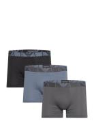 Emporio Armani Men's Knit 3-Pack Boxer Marinblå