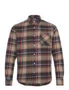 Knowledge Cotton Apparel Regular Light Flannel Checkered Shi Multi/pat...