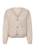 Vero Moda Awgemma Ls V-Neck Knit Cardigan Noos Kräm