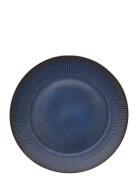 Aida Relief St Ware Dinner Plate Blue 1 Pcs. 27 Cm. Blå