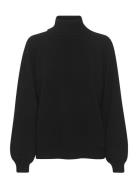 Gestuz Manzigz Wool Rollneck Svart