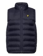 Lyle & Scott Wadded Gilet Marinblå