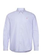 Les Deux Konrad Contrast Oxford Shirt Blå