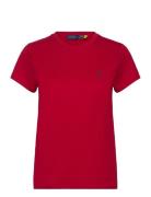 Polo Ralph Lauren Cotton Jersey Crewneck Tee Röd