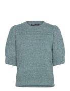 ONLY Onlrica Life 2/4 Pullover Knt Noos Blå