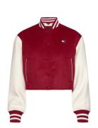 Tommy Jeans Tjw Crp Varsity Jacket Röd