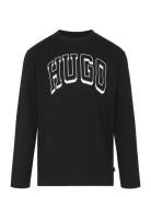 Hugo Kids Long Sleeve T-Shirt Svart