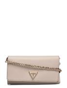 GUESS Noelle Xbody Flap Organizer Beige