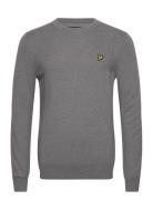 Lyle & Scott Cotton Merino Crew Neck Jumper Grå