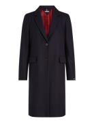 Tommy Hilfiger Wool Blend Classic Coat Marinblå