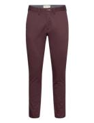 GANT Slim Twill Chinos Burgundy