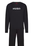 HUGO Unite_Long Set Svart