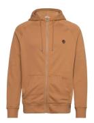 Timberland Exeter River Brushed Back Full Zip Hoodie Light Wheat Boot ...