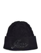 GUESS Jeans Roselyn Beanie Swtr Svart