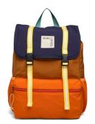 Bobo Choses Color Block Technic Backpack Orange