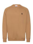 Timberland Exeter River Brushed Back Crew Sweatshirt Light Wheat Boot ...