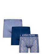 Björn Borg Cotton Stretch Boxer 3P Marinblå