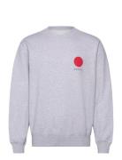 Edwin Japanese Sun Sweat-Grey Marl Grå