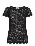 Rosemunde Full Lace T-Shirt Svart