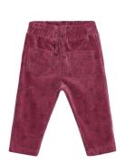 Minymo Pants Aop Velour Rosa