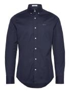 GANT Slim Pinpoint Oxford Shirt Marinblå