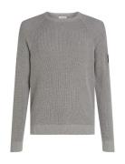 Calvin Klein Jeans Badge Easy Sweater Grå