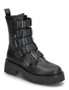 Steve Madden Director Biker Boots Svart