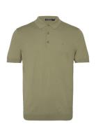 J. Lindeberg Ridge Rayon Silk Polo Grön