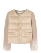 BUSNEL Iva Solid Down Jacket Beige