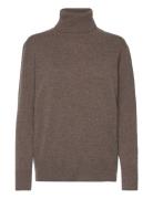 Rosemunde Rwlaica Cashmere Ls Roll Neck Brun