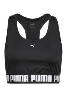 PUMA Mid Impact Puma Strong Bra Svart