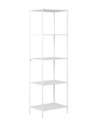 House Nordic Rasa - Shelf, 5 Shelves, White Frame 51X35X170 Cm Vit