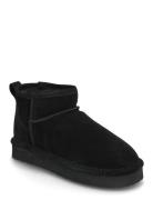 Bianco Biasnow Flatform Ankle Boot Suede Svart