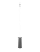 Globen Lighting Floor Lamp Rib Brushed Steel Silver