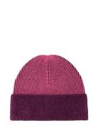 Tom Tailor Beanie Plaited Colorblock Rosa