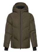 Jack & J S Jcoslay Heat Quilted Puffer Sn Jnr Khaki Green