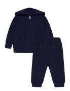 Ralph Lauren Baby Lw Magic Fleece-Lsfzhood-St-Pns Marinblå