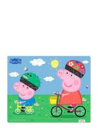 Barbo Leksaker Peppa Pig Frame Cardboard Puzzle - Biking Multi/pattern...