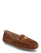 Lauren Ralph Lauren Barnsbury Suede Loafer Brun