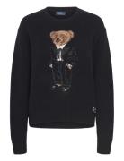 Polo Ralph Lauren Polo Bear Wool-Blend Crewneck Sweater Svart