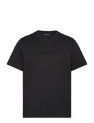 Michael Kors Embossed Logo Tee Svart