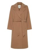 Soaked In Luxury Slrubie Belted Coat Beige