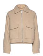 Minus Msfreja Short Wool Jacket Beige